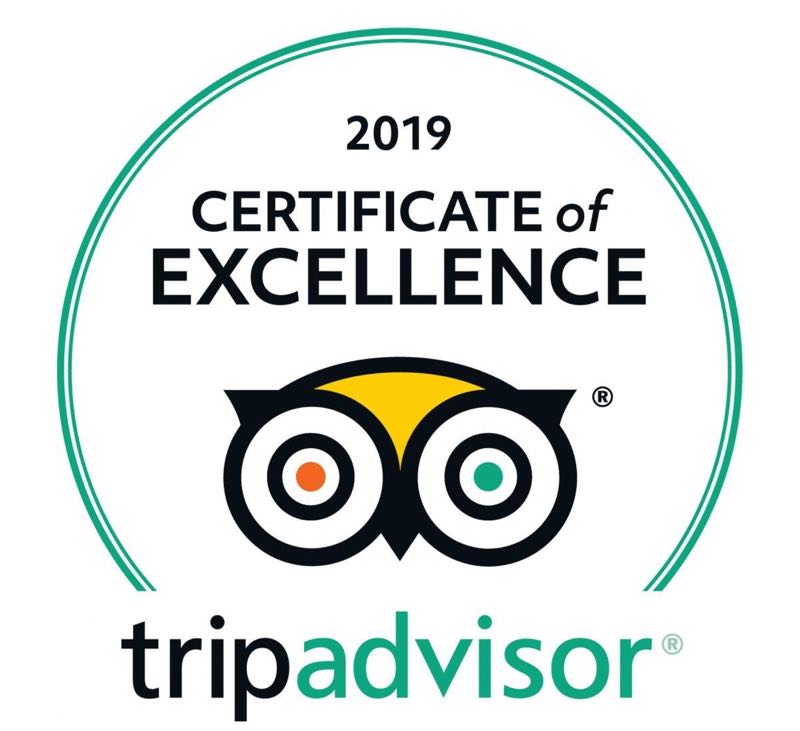 TripAdvisor Certificate of Excellence for Tamarind House